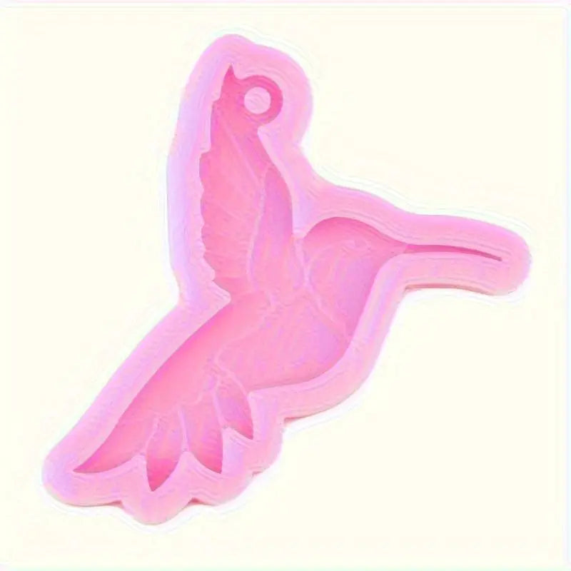 Bird Design Silicone Mold, 1 Count Bird Shaped Epoxy Resin Casting Mold, DIY Crafts Pendant Jewelry Making Mold for Home Decoration