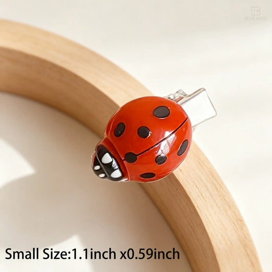 10/20 Pcs Cute Ladybug Hair Clips Funky Insect Bug Hair Clips for Teen Girls Women Whimsical Accessories for Back to School Halloween Themed Party Birthday Daily Wear sohochic