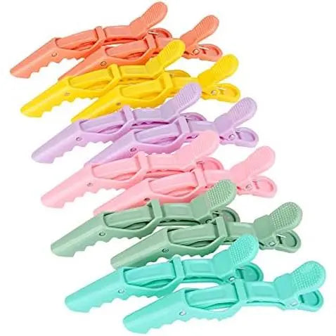 12 count Hair Clips for Styling Wide & Double-Hinged Design Sectioning Clips of Professional Hair Salon Quality