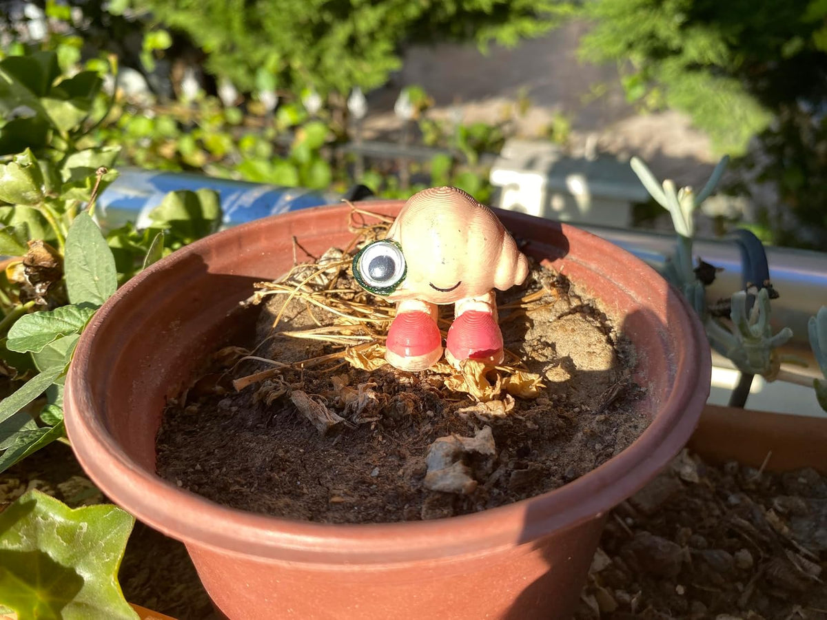 A24 Marcel the Shell with Shoes On - Life Size Figure, Hand Painted 3D Print PLA Plastic
