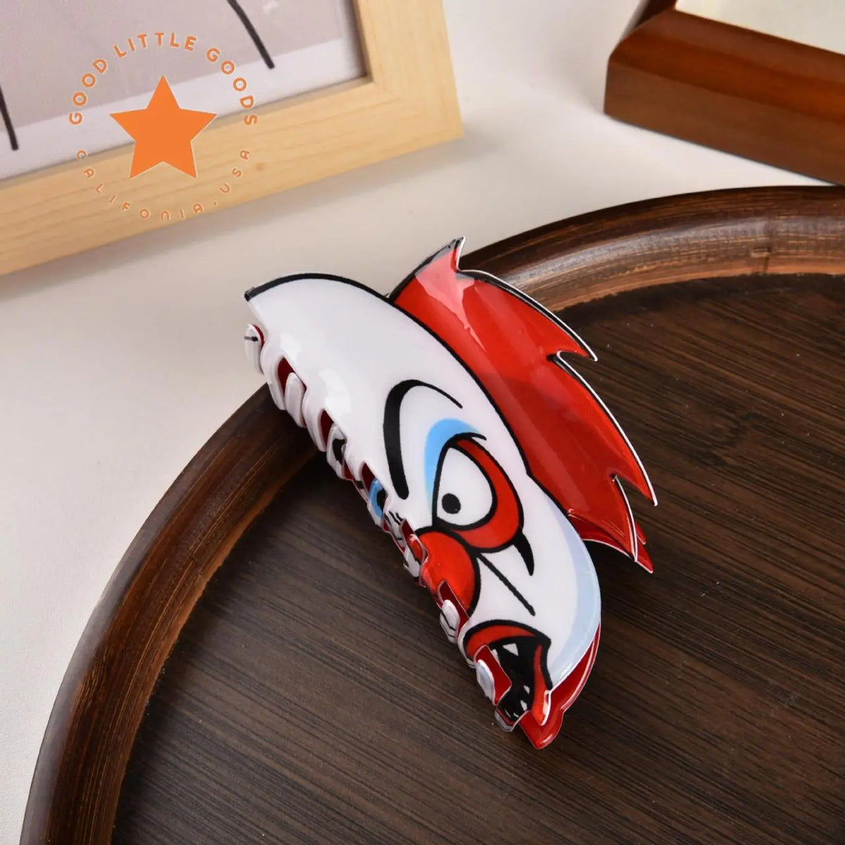 Fun Horror Character Double-Sided Plastic Claw Hair Clips - Halloween Hair Accessories for Women & Men, FallFreshness, Bold Designs for Daily Wear