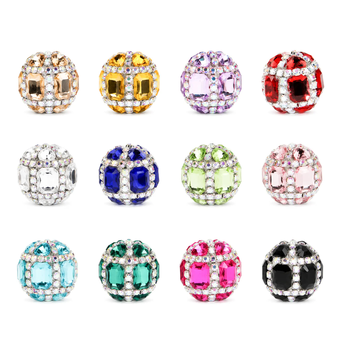 SET-3 Various fancy rhinestone beads (1 COLOR EACH)shiny high-quality suit DIY craft beadable pens