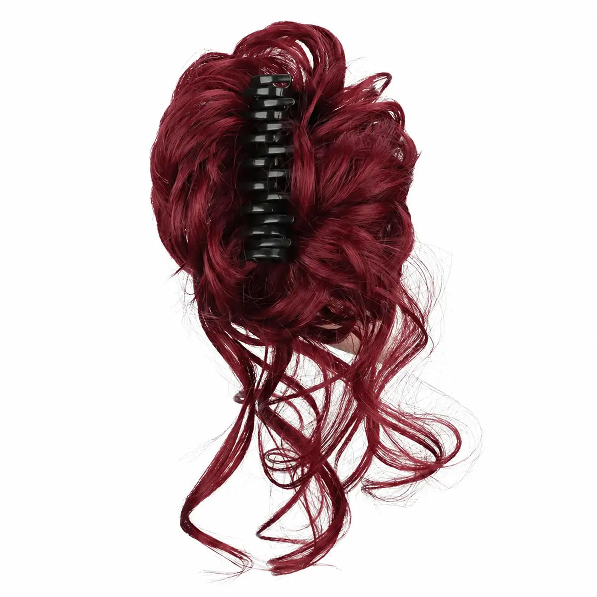 Large Serrated Claw Clip with Built-In Anti-Slip Texture for Secure, Pressure-Free Hold — Lightweight, Hollow-Core Design Ideal for Thick, Curly, Layered, or Wispy Hair; Matte Natural-Fiber Finish, Sweat-Resistant & Comfortable for Daily Wear