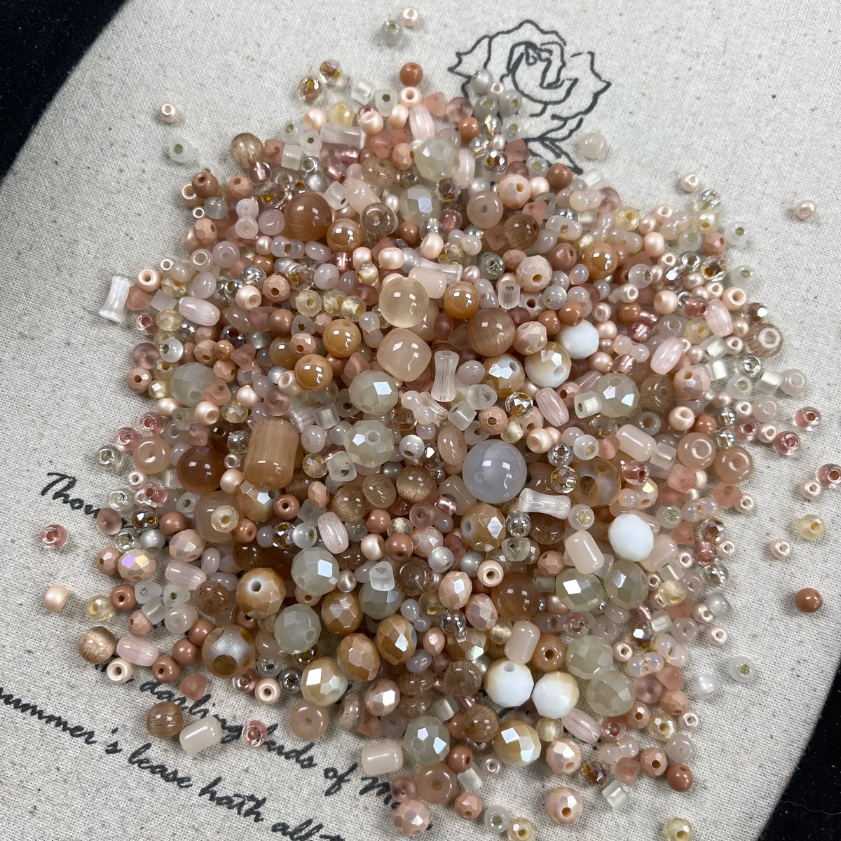 [A Series] Mixed Color Beads Variety Pack, 50g ≈30ml Get 1 Extra Bag for Every 5 Purchased Craft Embellishments Beading Supplies