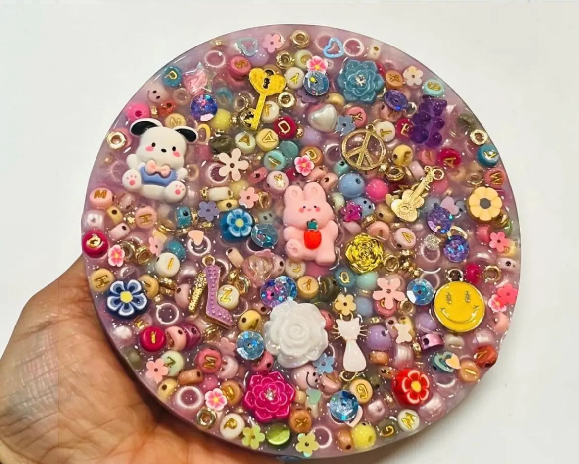 Friendship Beads Sensory Picky Pad: Kawaii Charms Fidget Toy