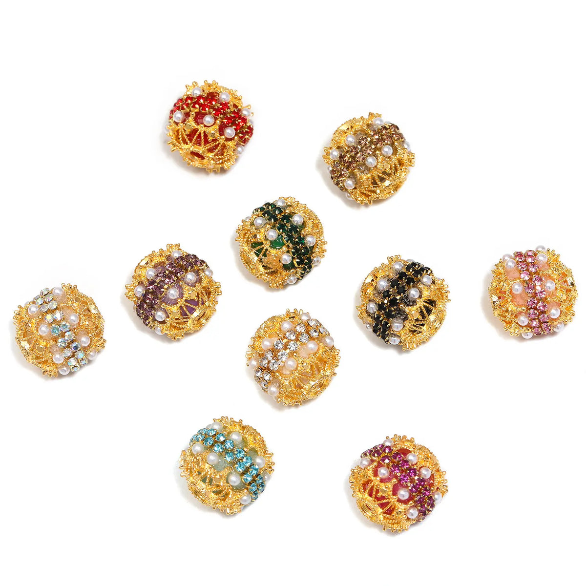 【B197A】Beaded Necklace DIY Fancy Beads Kit with Different Sizes, Materials & Quantities for Summer Beading Jewelry Making Projects, Bead Assortments, Diy Mixed Beads