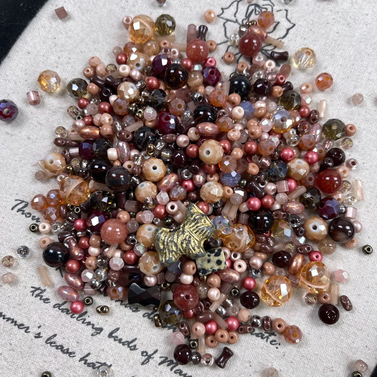 [A Series] Mixed Color Beads Variety Pack, 50g ≈30ml Get 1 Extra Bag for Every 5 Purchased Craft Embellishments Beading Supplies