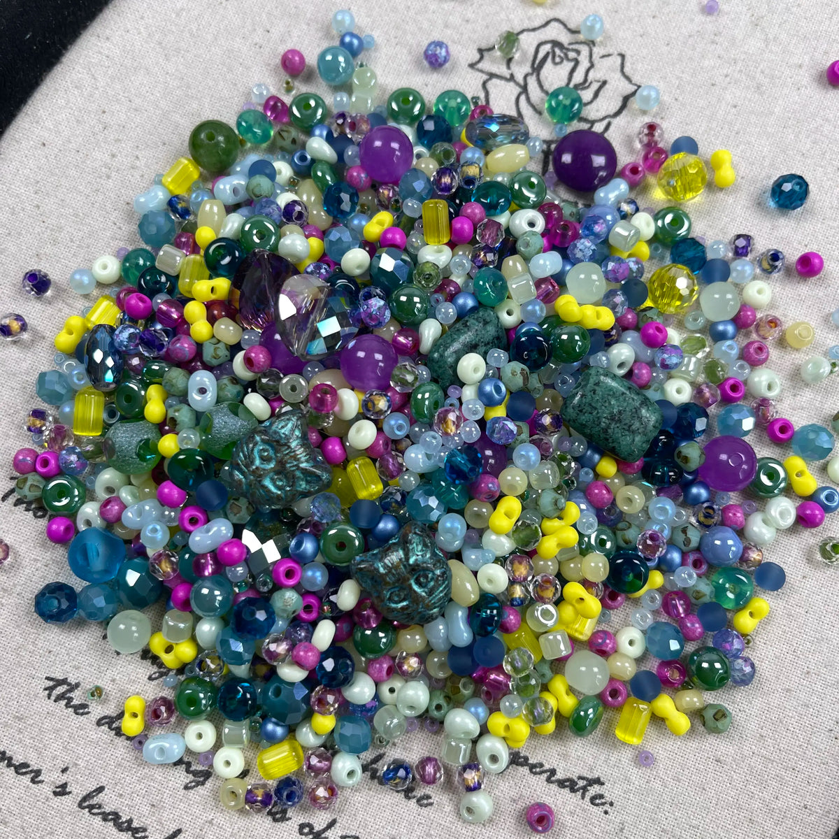 [A Series] Mixed Color Beads Variety Pack, 50g ≈30ml Get 1 Extra Bag for Every 5 Purchased Craft Embellishments Beading Supplies