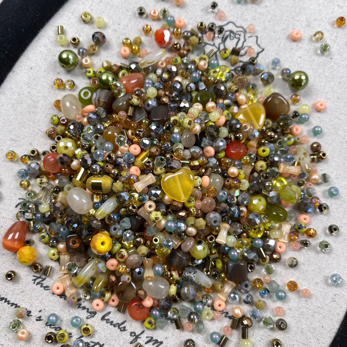 [A Series] Mixed Color Beads Variety Pack, 50g ≈30ml Get 1 Extra Bag for Every 5 Purchased Craft Embellishments Beading Supplies