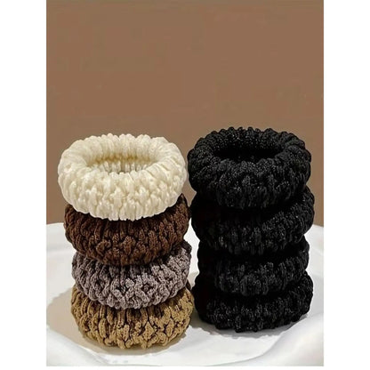 12‑Pack Wide Thick Scrunchies, Soft Elastic Hair Ties, No‑Damage Gentle Hair Accessories, Durable Stretch Scrunchies for Ponytail Styling, Ideal for Daily Wear, Christmas & New Year Holiday Gifting for Girls
