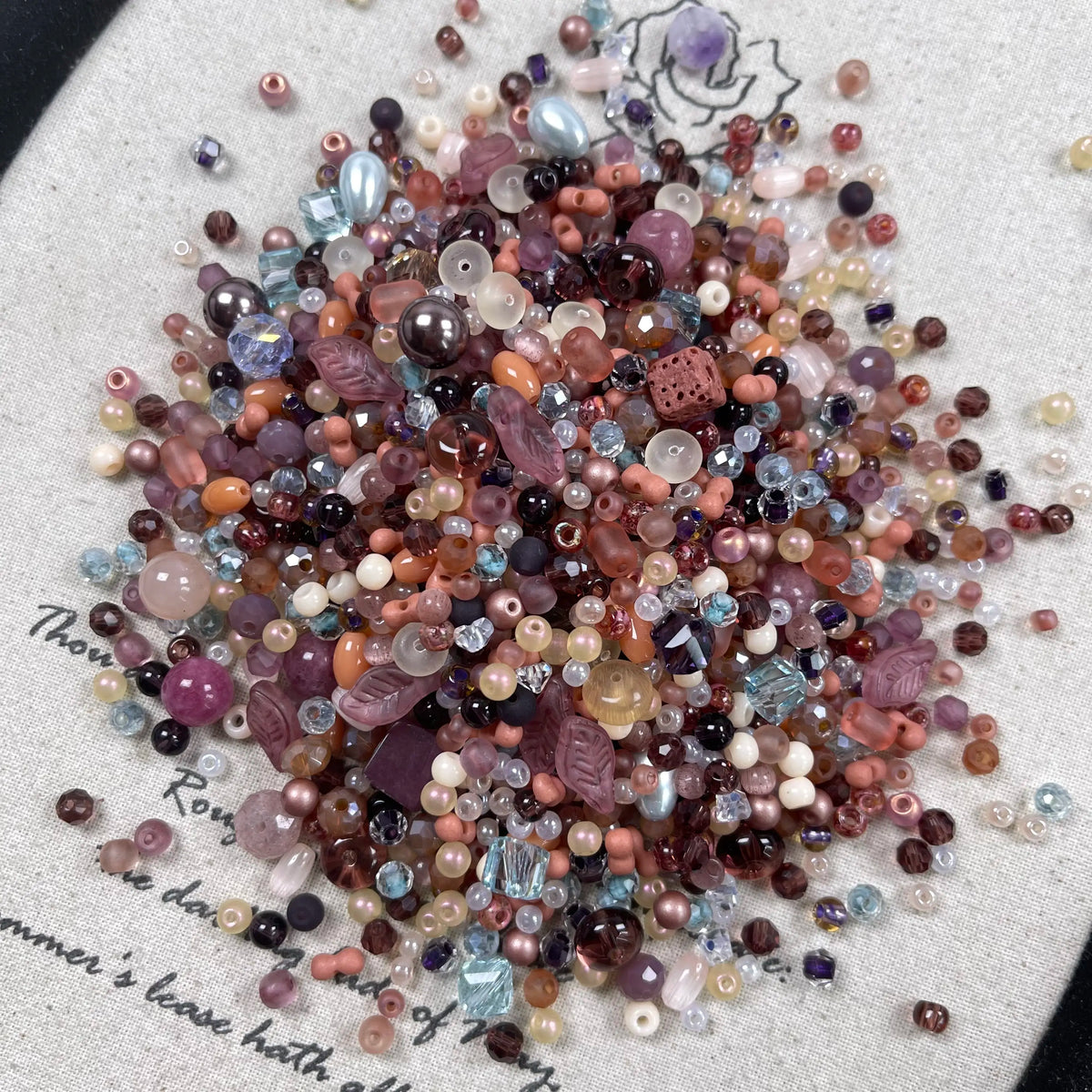 [A Series] Mixed Color Beads Variety Pack, 50g ≈30ml Get 1 Extra Bag for Every 5 Purchased Craft Embellishments Beading Supplies
