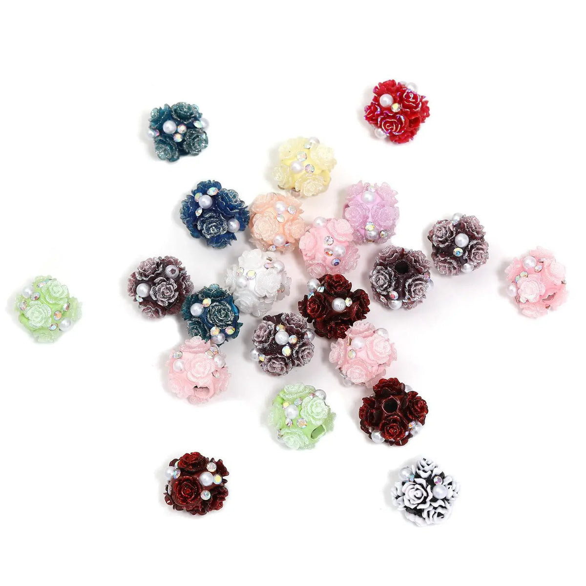 【B197A】Beaded Necklace DIY Fancy Beads Kit with Different Sizes, Materials & Quantities for Summer Beading Jewelry Making Projects, Bead Assortments, Diy Mixed Beads