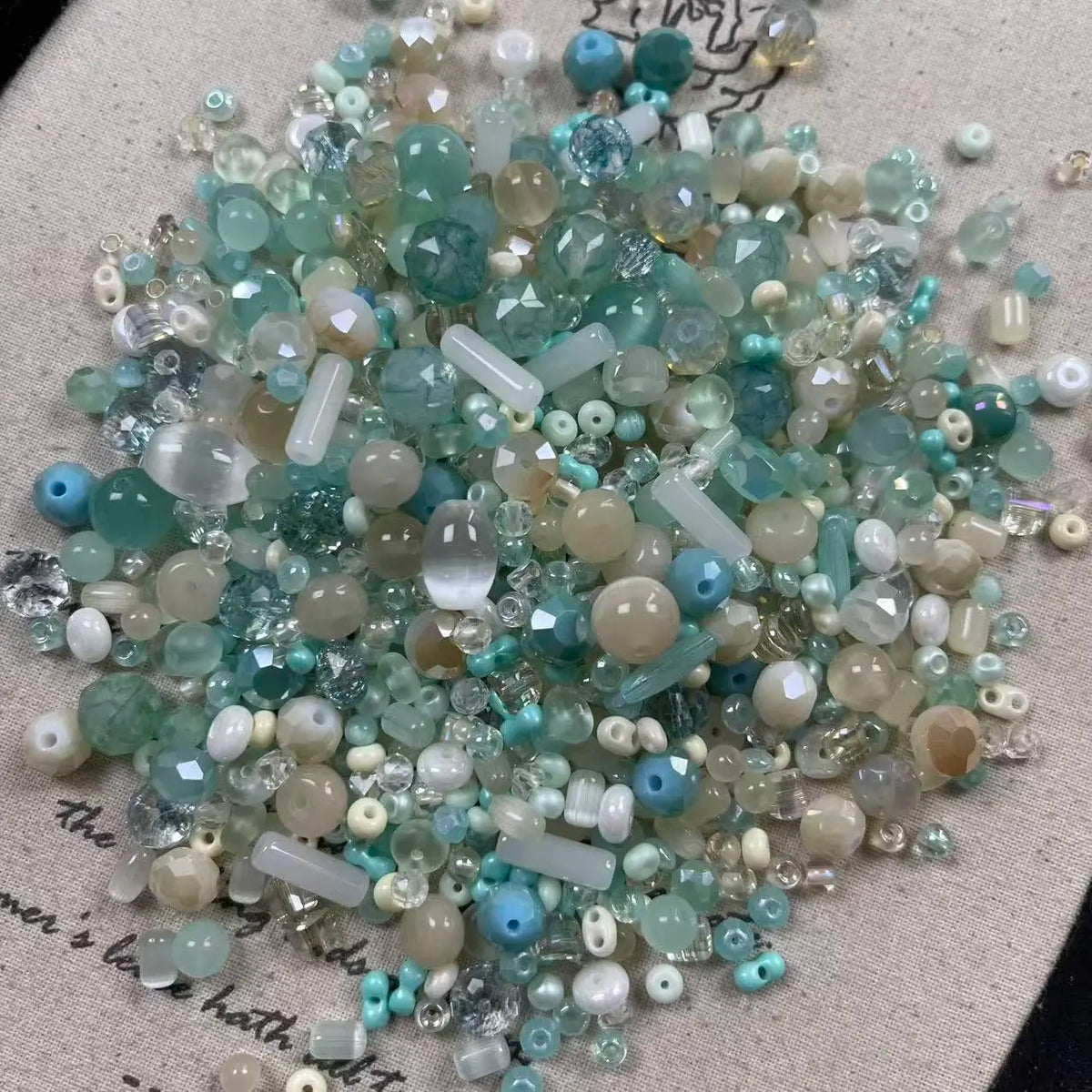 [A Series] Mixed Color Beads Variety Pack, 50g ≈30ml Get 1 Extra Bag for Every 5 Purchased Craft Embellishments Beading Supplies