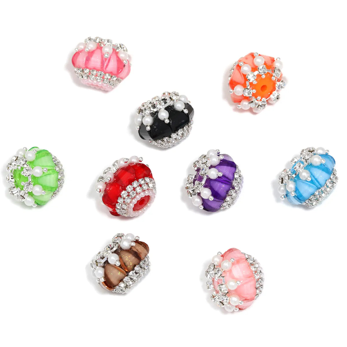 【B197A】Beaded Necklace DIY Fancy Beads Kit with Different Sizes, Materials & Quantities for Summer Beading Jewelry Making Projects, Bead Assortments, Diy Mixed Beads