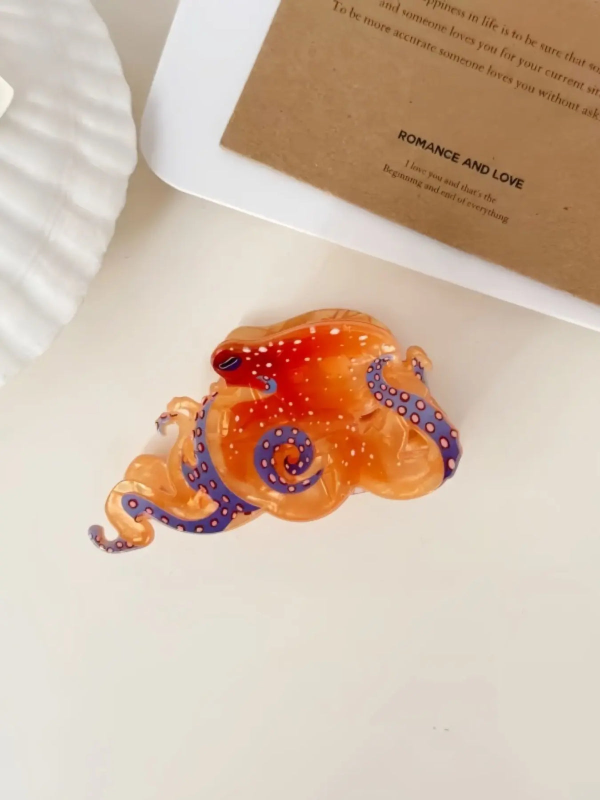Cute Octopus Claw Clip, Novelty Strong-Hold Hair Accessory for Beach, Parties, and Daily Wear, Fun Ocean Animal Hair Clip for Women and Girls, Fun Hair Clips