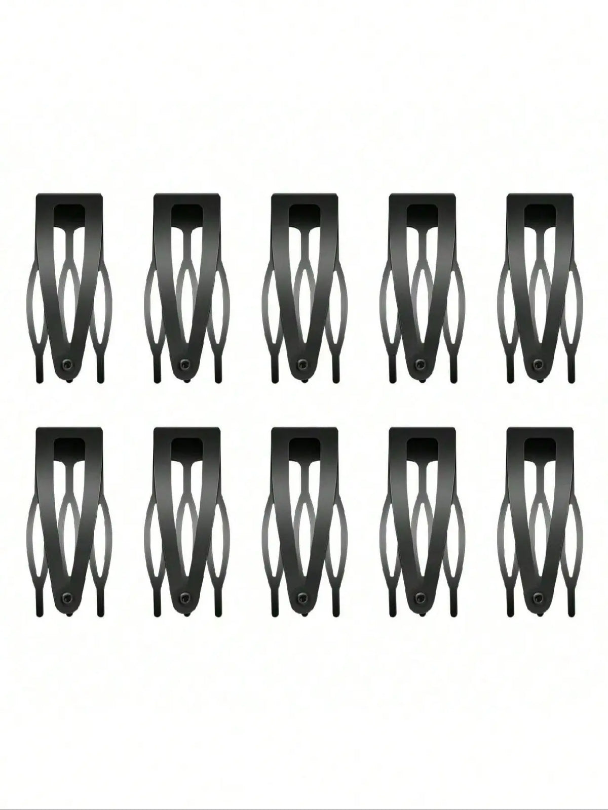 10pcs Bangs Comb Clip, Cute Hair Comb, Super Cute Clips, Metal Snap Button Hair Clip, Unique Snap Hair Clips, 3 Prong Hair Clips, Water Drop Metal Hairpins, Flat Hair Clips, Decorative Hair Clips, Hair Barrettes