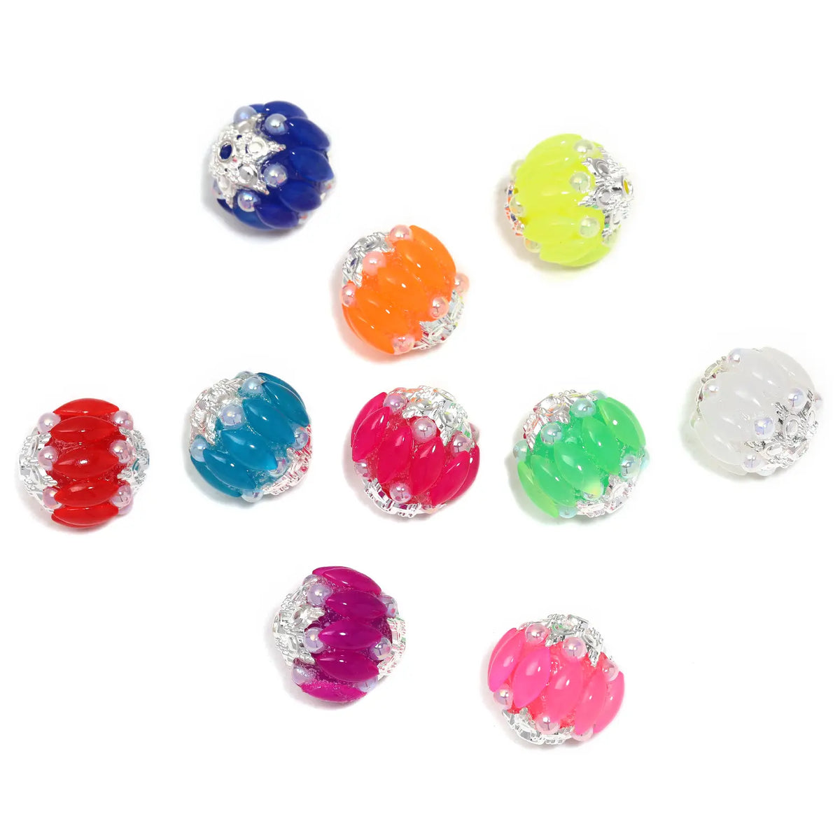【B197A】Beaded Necklace DIY Fancy Beads Kit with Different Sizes, Materials & Quantities for Summer Beading Jewelry Making Projects, Bead Assortments, Diy Mixed Beads