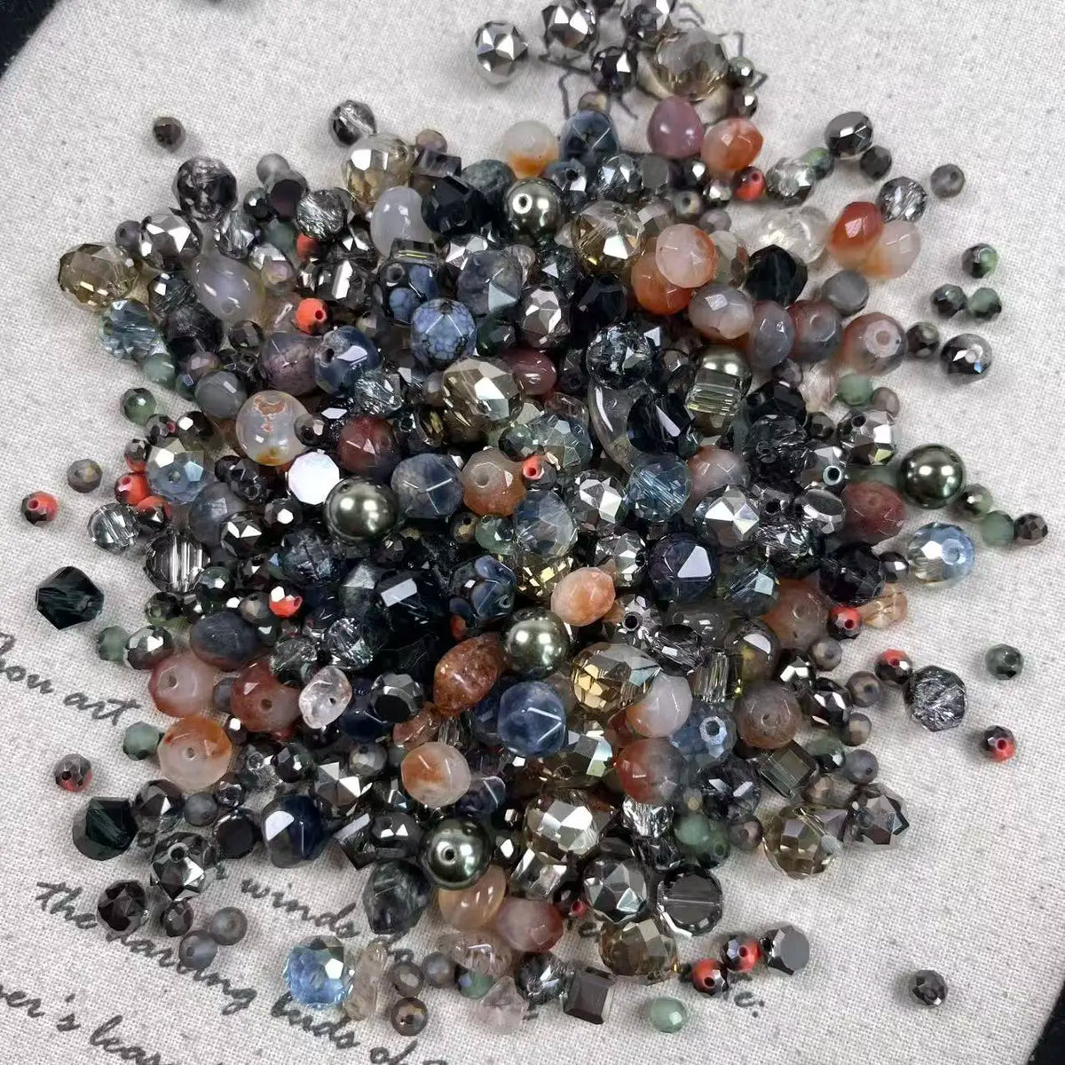 [A Series] Mixed Color Beads Variety Pack, 50g ≈30ml Get 1 Extra Bag for Every 5 Purchased Craft Embellishments Beading Supplies