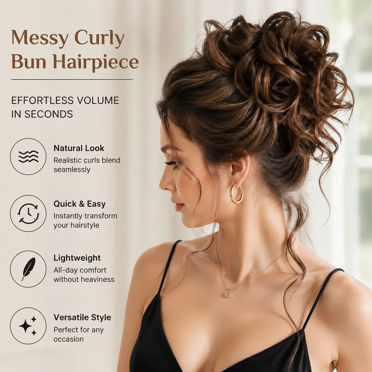 Large Serrated Claw Clip with Built-In Anti-Slip Texture for Secure, Pressure-Free Hold — Lightweight, Hollow-Core Design Ideal for Thick, Curly, Layered, or Wispy Hair; Matte Natural-Fiber Finish, Sweat-Resistant & Comfortable for Daily Wear