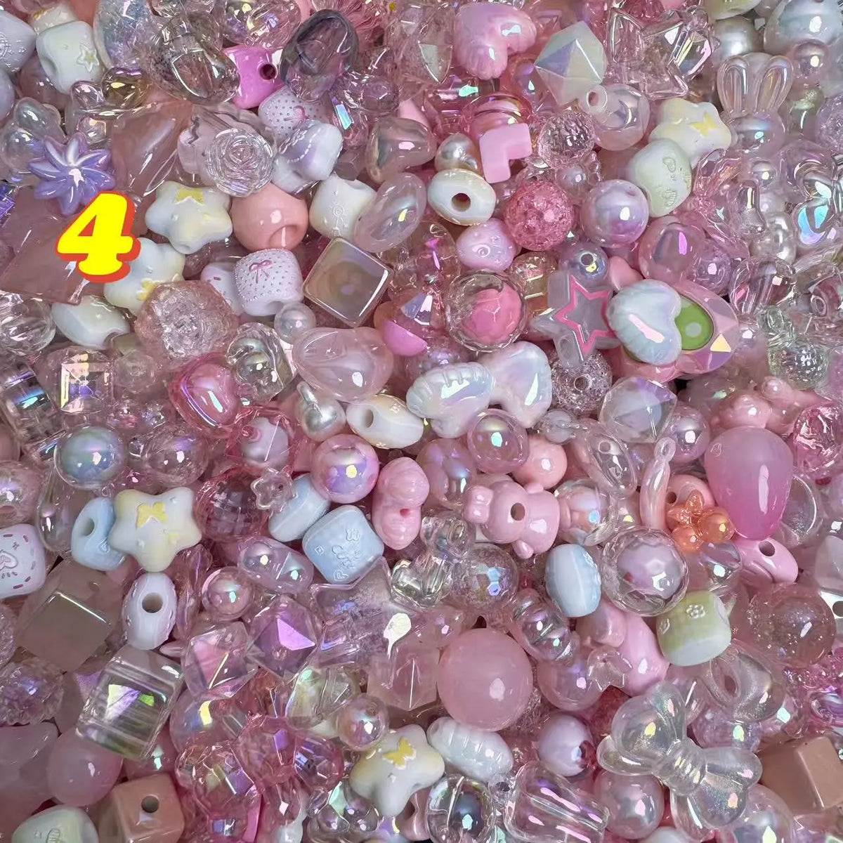 [Newbie Recommend]$11.9 Beads Clearance Sale Limited Deal | Acrylic Bead Mix for DIY Craft Bracelets Phone Charms Necklaces Limited Time Only