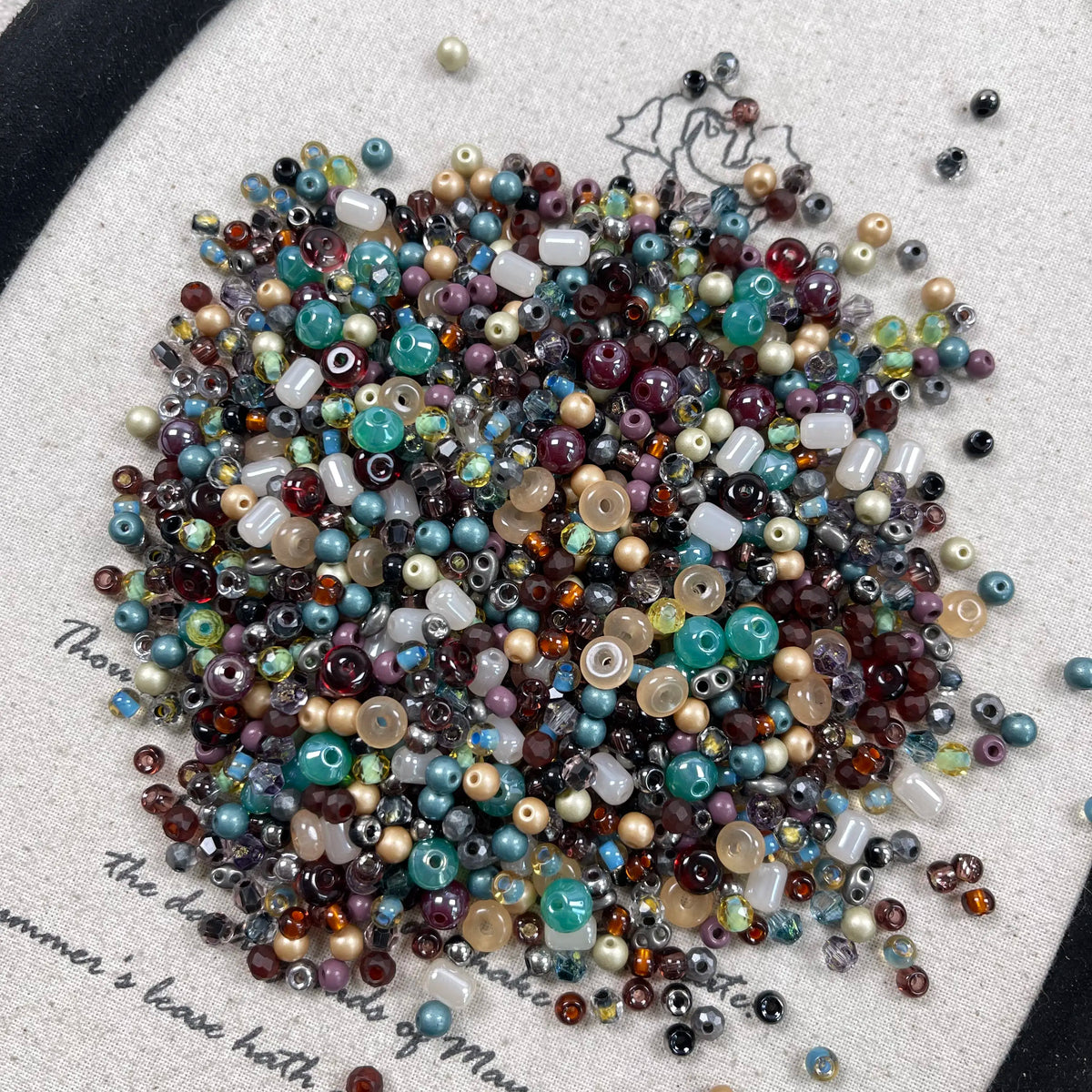 [A Series] Mixed Color Beads Variety Pack, 50g ≈30ml Get 1 Extra Bag for Every 5 Purchased Craft Embellishments Beading Supplies