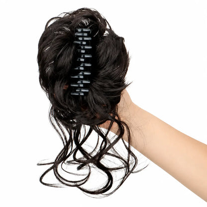 Large Serrated Claw Clip with Built-In Anti-Slip Texture for Secure, Pressure-Free Hold — Lightweight, Hollow-Core Design Ideal for Thick, Curly, Layered, or Wispy Hair; Matte Natural-Fiber Finish, Sweat-Resistant & Comfortable for Daily Wear