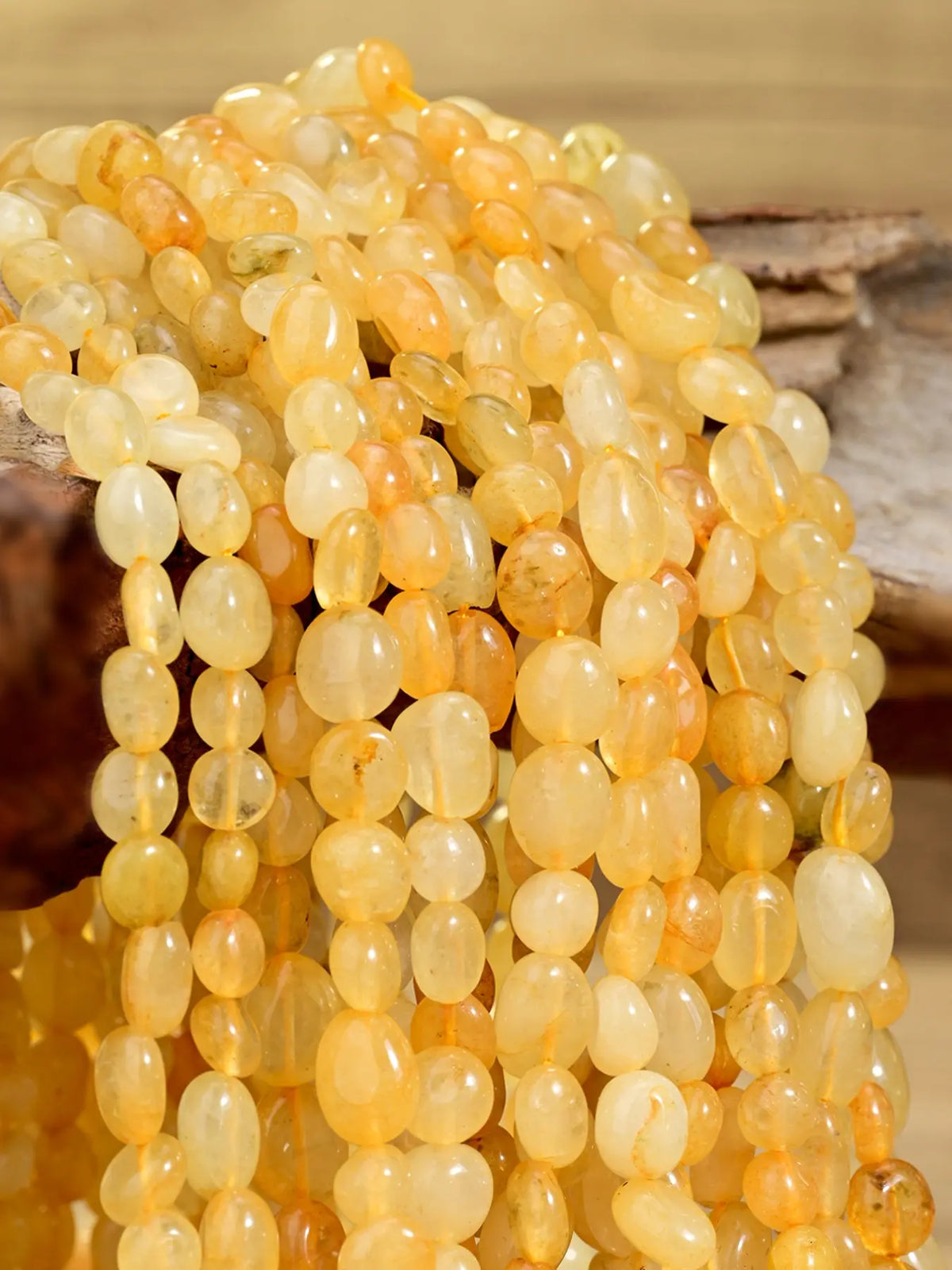 Natural Citrine Irregular Gemstone Loose Beads, Diy Beads for Jewelry Making, Handcrafted Women's Jewelry, Necklaces, Bracelets, Earrings Accessories, Beading Supplies, Jewelry Making Supplies, 40cm/15.75inch Length, 6*8mm Beads
