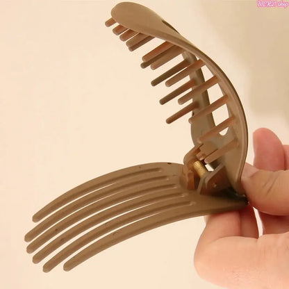 6 Pack No-Crease Flat Hair Clips for Women Girls, Strong Hold Matte Styling Claw Clips, Hair Accessories Fit Thick Thin Hair for Work Party Hairstyling