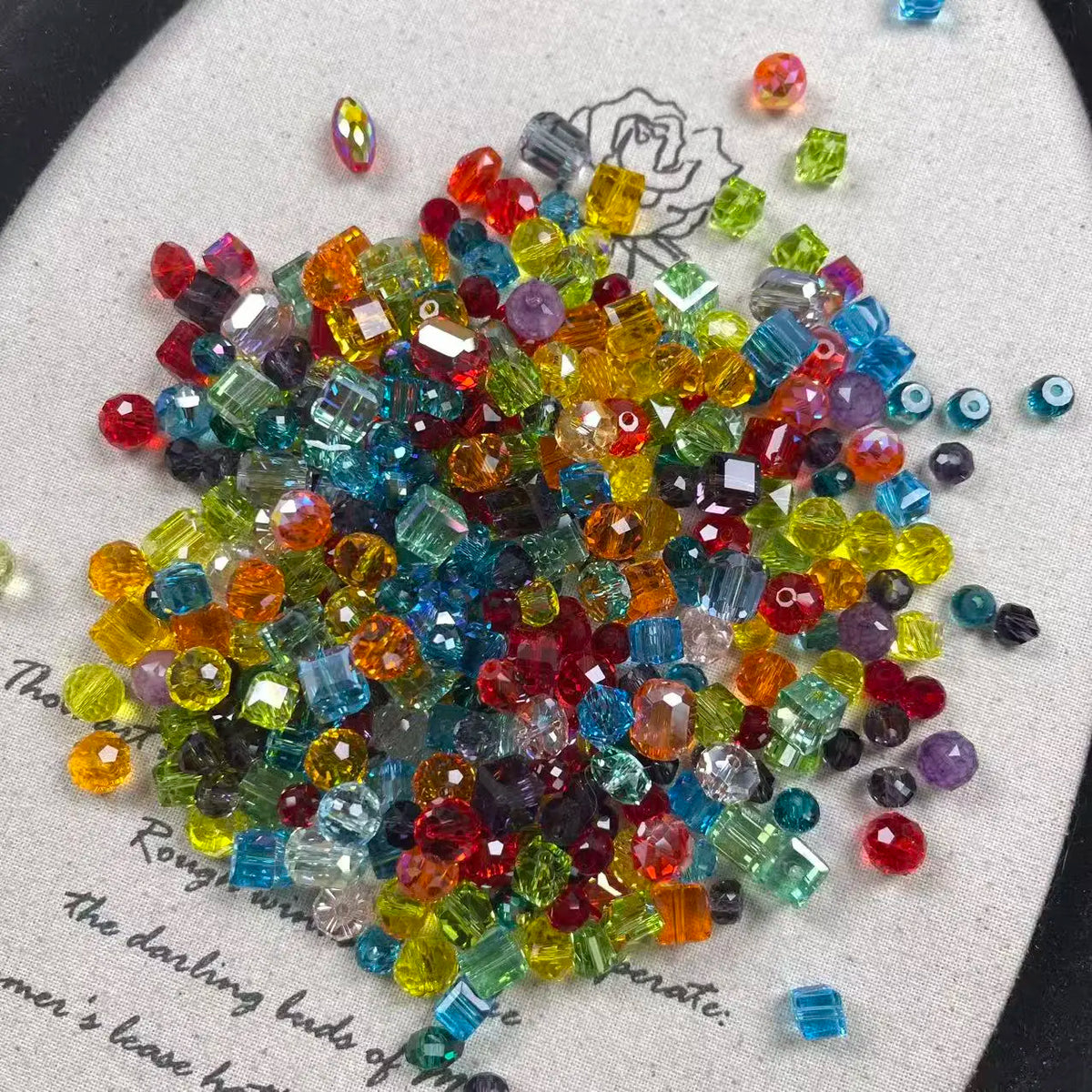 [A Series] Mixed Color Beads Variety Pack, 50g ≈30ml Get 1 Extra Bag for Every 5 Purchased Craft Embellishments Beading Supplies