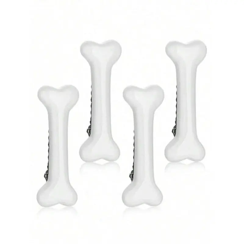 4pcs Cute Dog Bone & Alligator Shaped Hair Clips for Women, Versatile Side Bangs Clip Hairpins for Party Festivals, Great Gift for Her