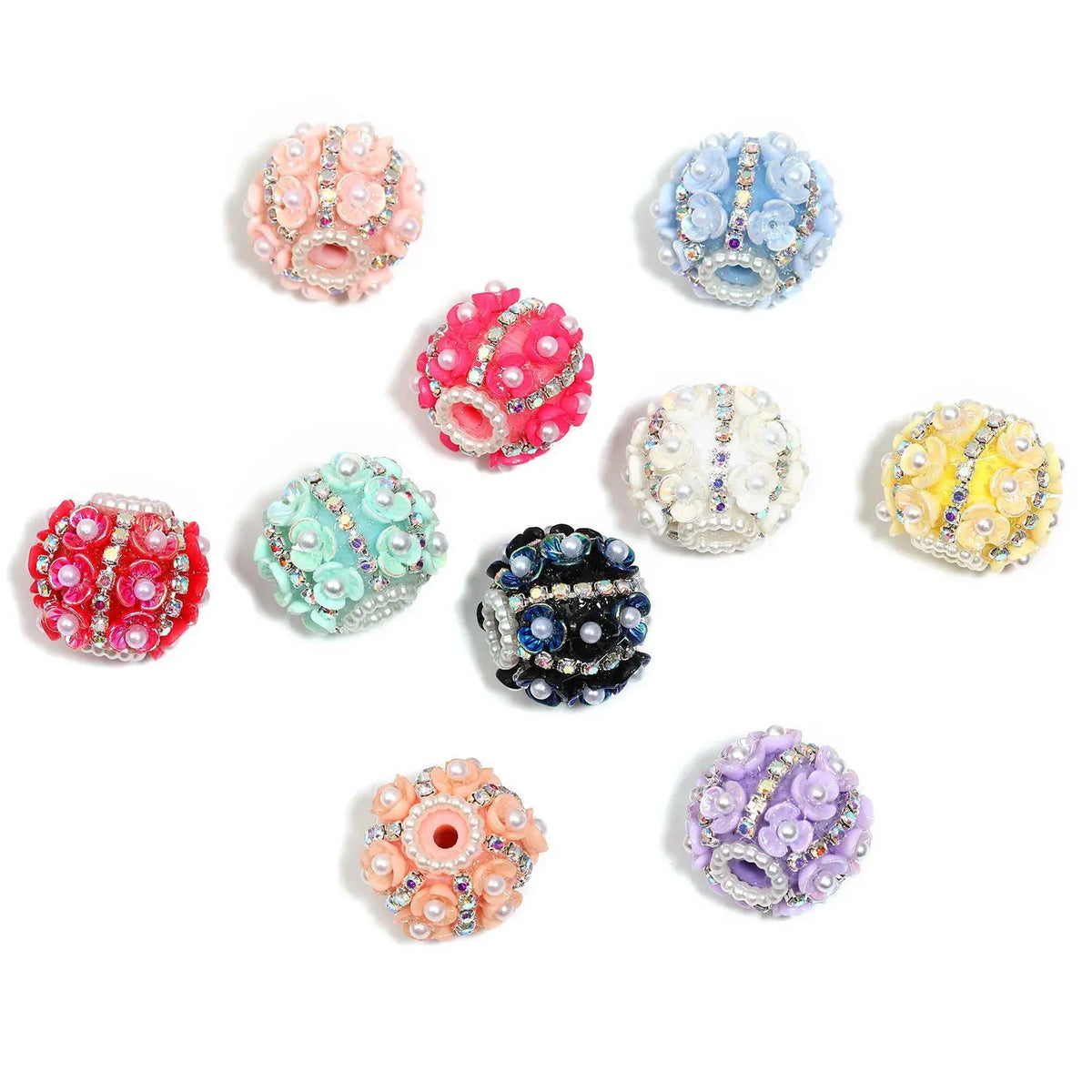【B197A】Beaded Necklace DIY Fancy Beads Kit with Different Sizes, Materials & Quantities for Summer Beading Jewelry Making Projects, Bead Assortments, Diy Mixed Beads