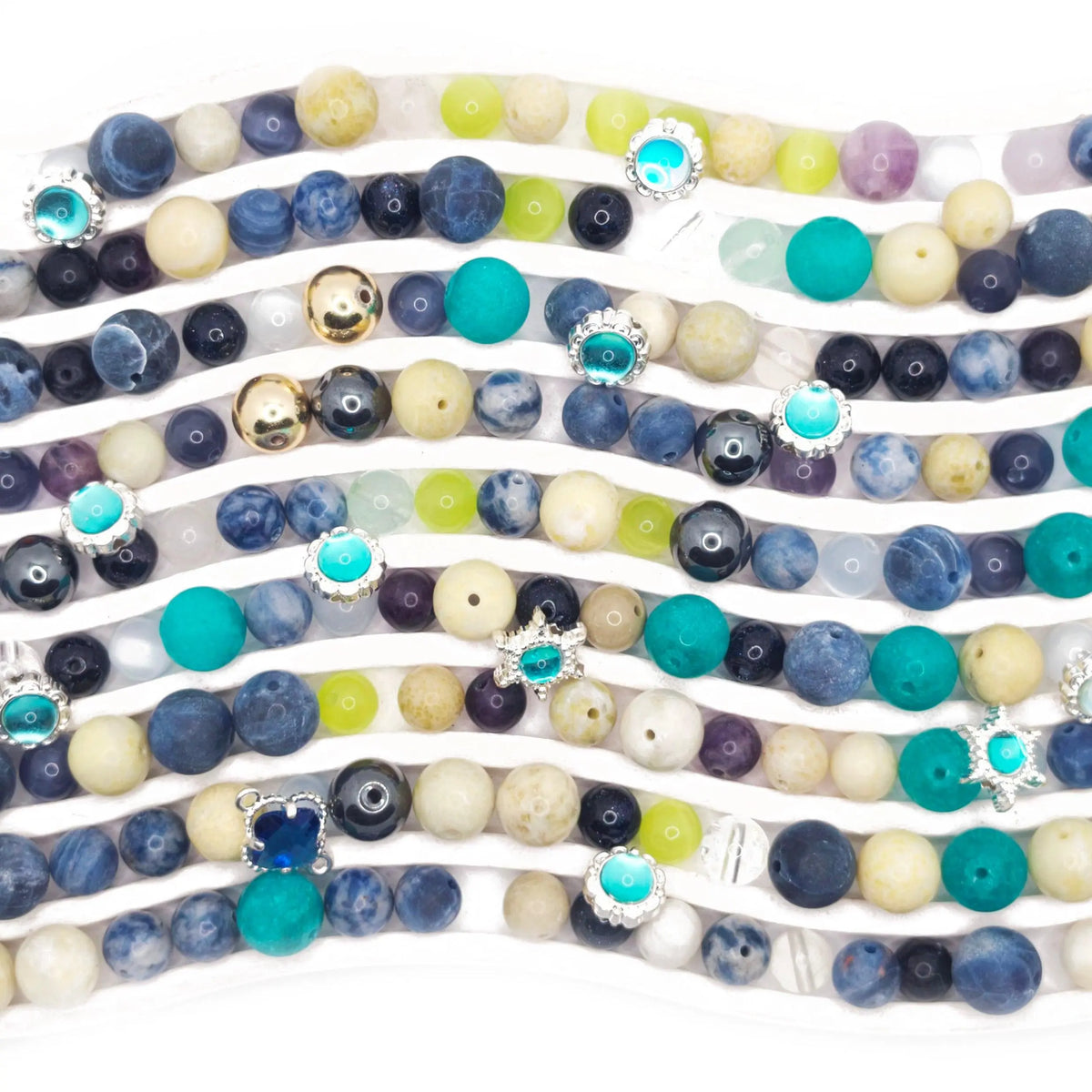 L1707]Crystal Sunshine Cove DIY tools set DIY Beads charms
