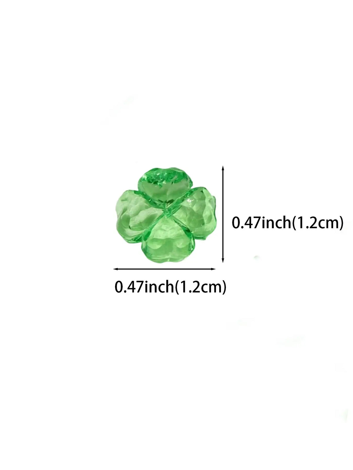 50pcs Acrylic Clover Beads, Lucky DIY Jewelry Making, DIY Beading, Jewelry Making Supplies, Four Leaf Clover Craft, Floral Necklace Earrings, Handmade Accessories, Wholesale Bead