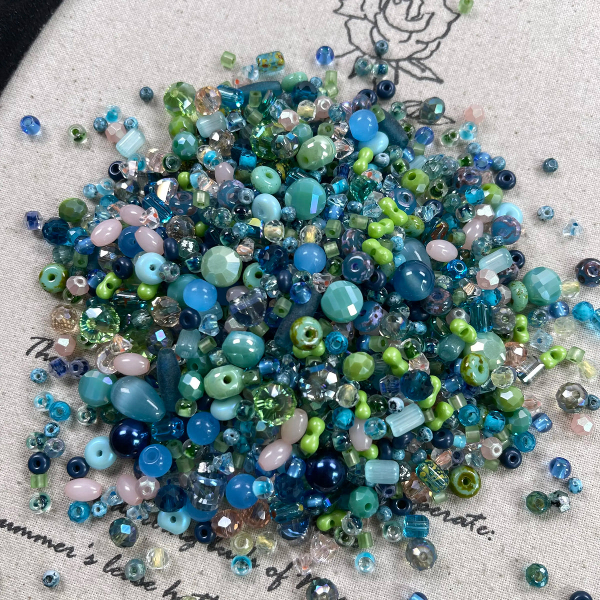 [A Series] Mixed Color Beads Variety Pack, 50g ≈30ml Get 1 Extra Bag for Every 5 Purchased Craft Embellishments Beading Supplies