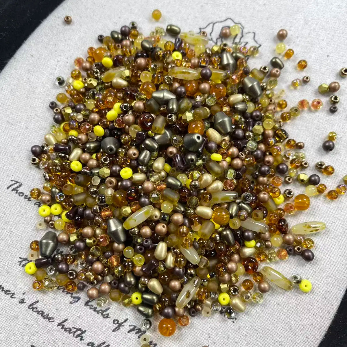 [A Series] Mixed Color Beads Variety Pack, 50g ≈30ml Get 1 Extra Bag for Every 5 Purchased Craft Embellishments Beading Supplies