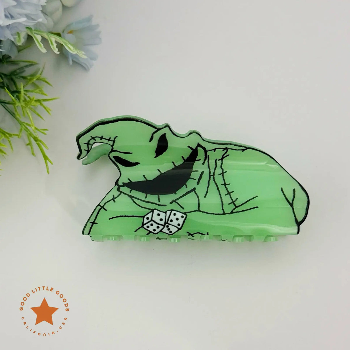 Fun Horror Character Double-Sided Plastic Claw Hair Clips - Halloween Hair Accessories for Women & Men, FallFreshness, Bold Designs for Daily Wear