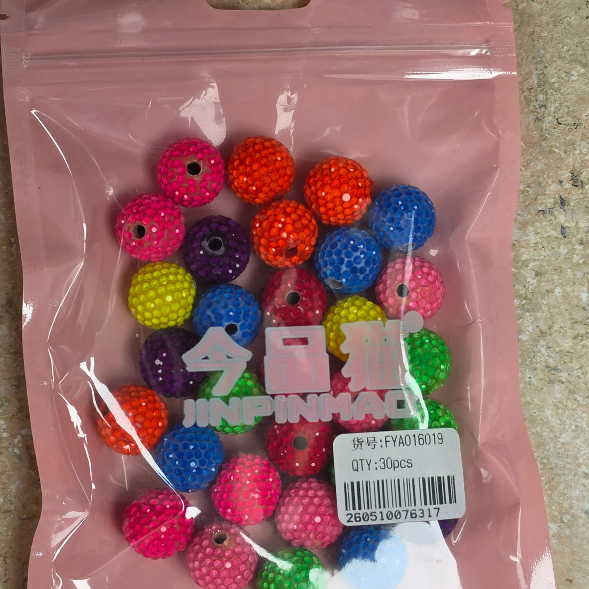 B57 Handmade Polymer Clay Round Straight-Hole Drill Balls - DIY Beading Material for Jewelry Lovers, Charms Making, DIY Craft Embellishments, Beads and Accessories, Rhinestone Beads