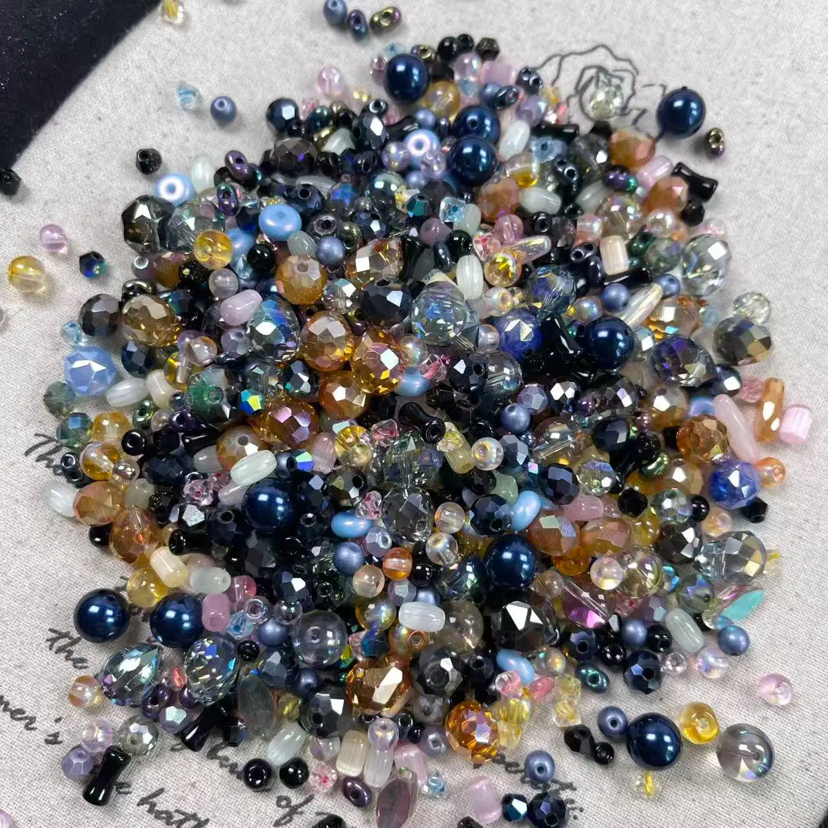 [A Series] Mixed Color Beads Variety Pack, 50g ≈30ml Get 1 Extra Bag for Every 5 Purchased Craft Embellishments Beading Supplies