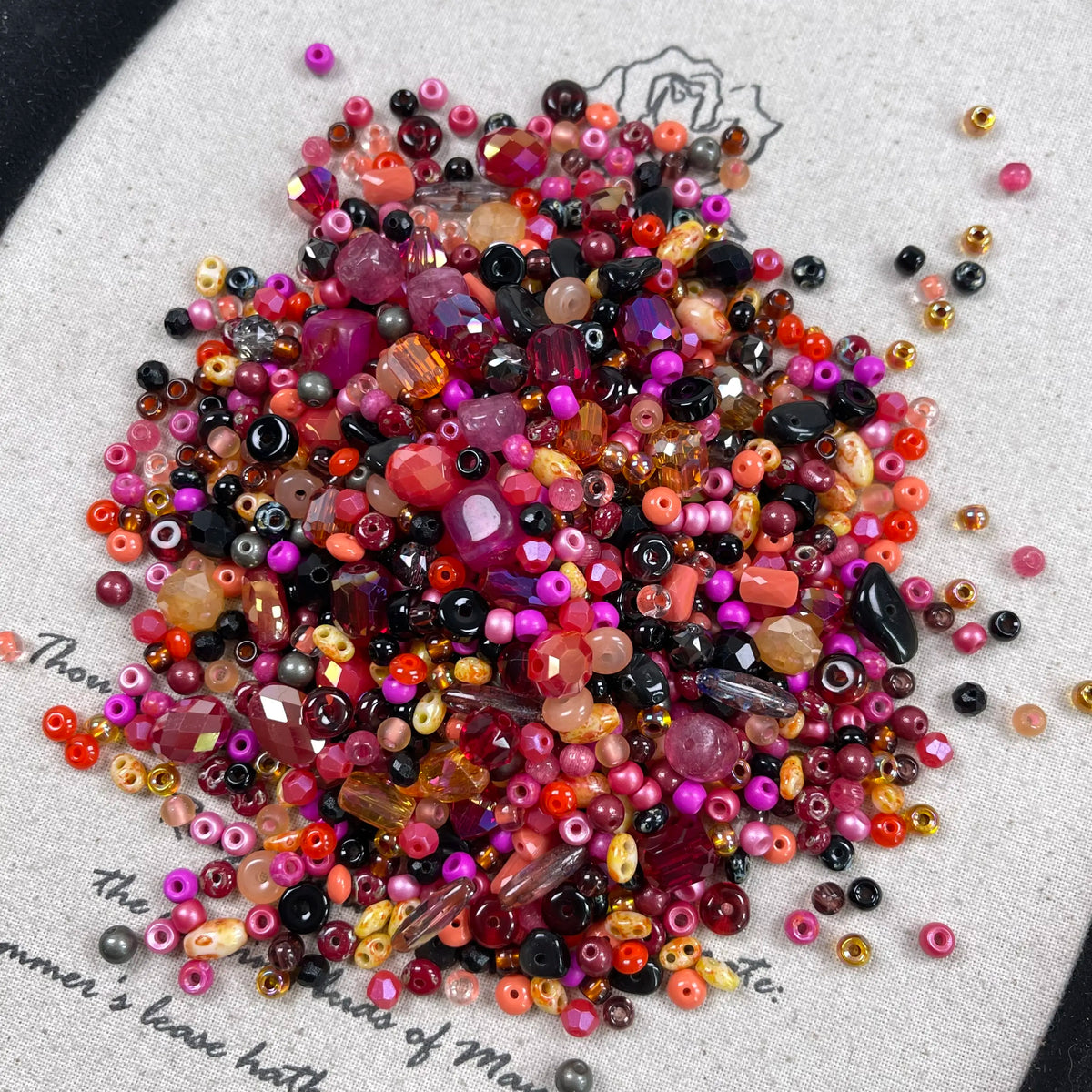 [A Series] Mixed Color Beads Variety Pack, 50g ≈30ml Get 1 Extra Bag for Every 5 Purchased Craft Embellishments Beading Supplies