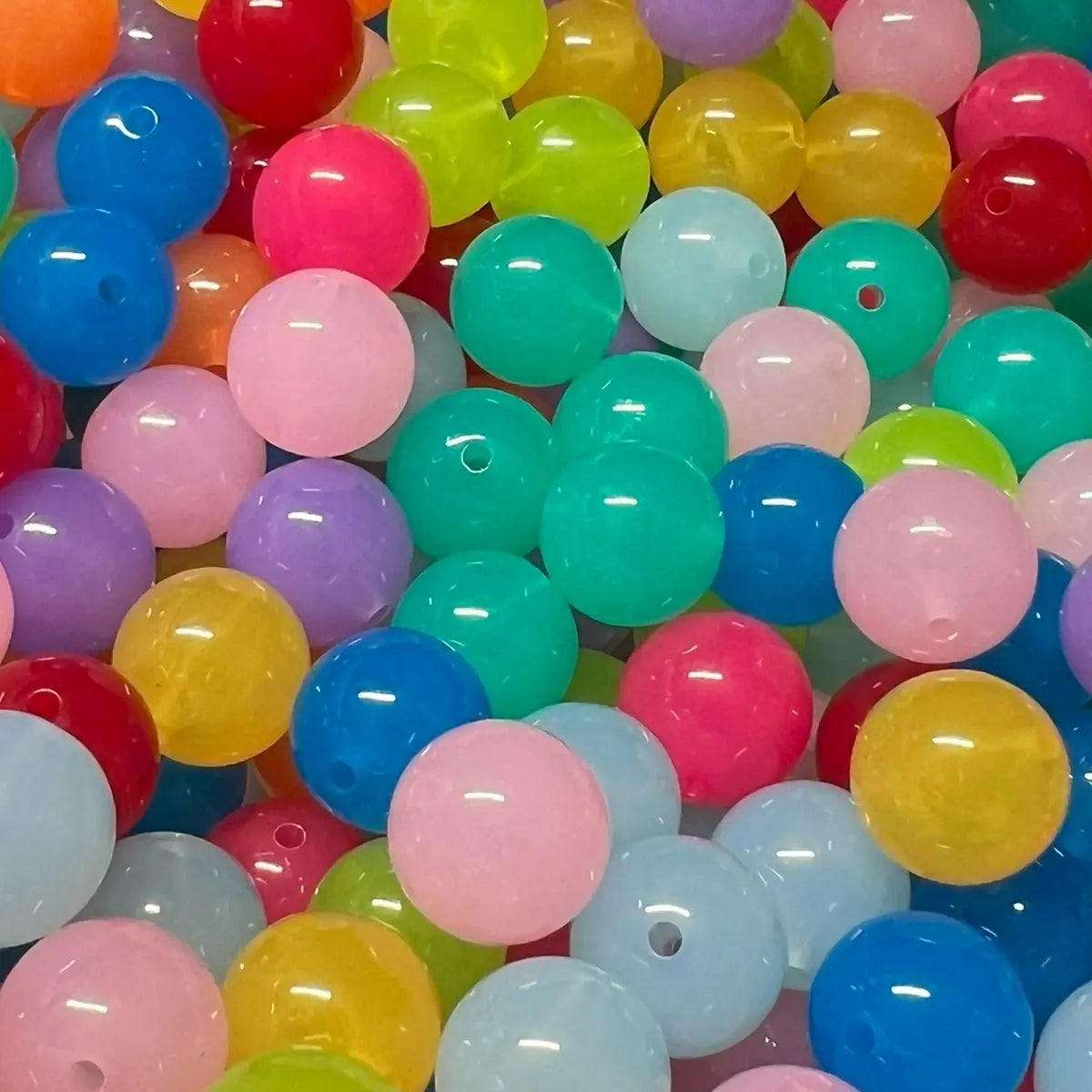A1-20 Pack 16MM Colored Beads for Crafting