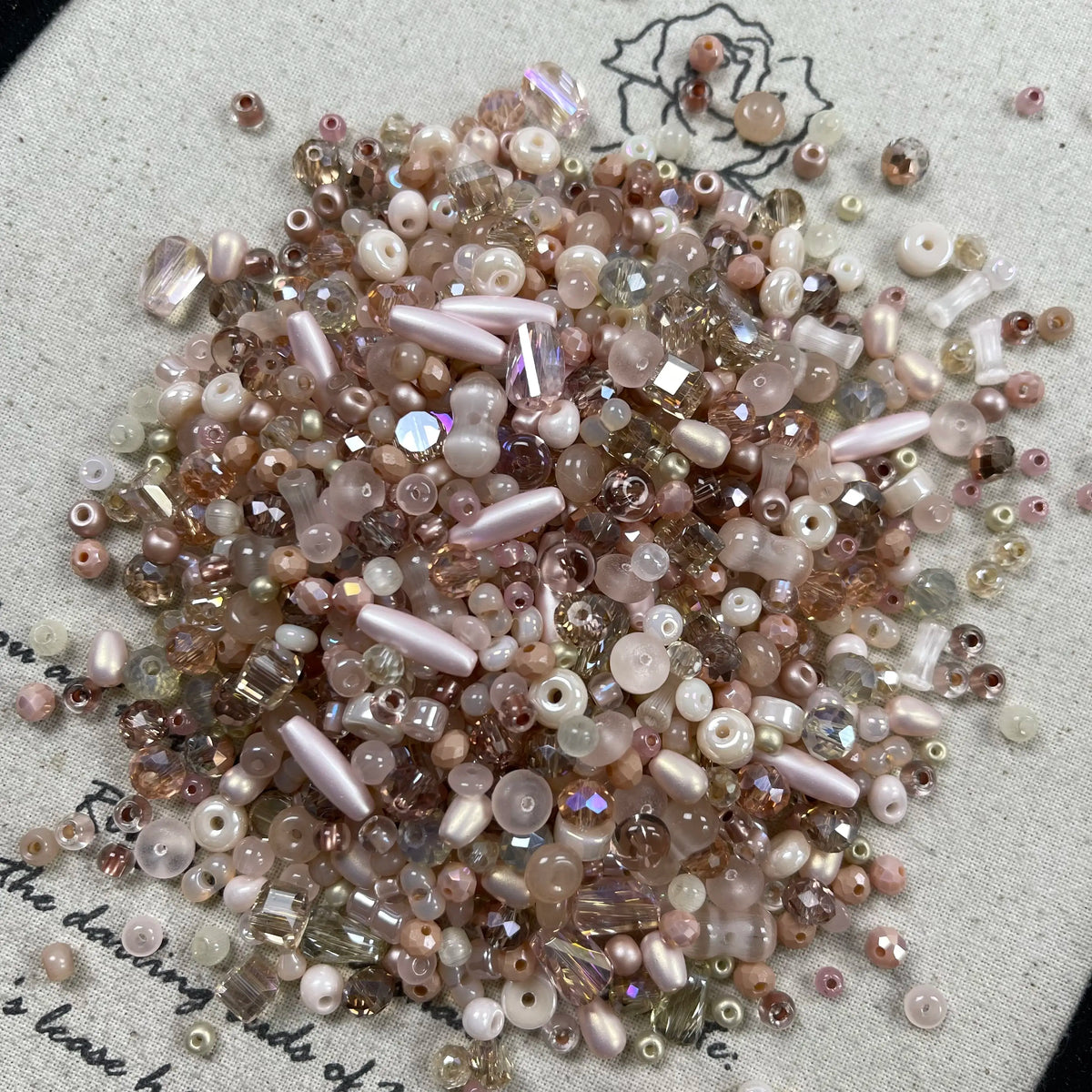 [A Series] Mixed Color Beads Variety Pack, 50g ≈30ml Get 1 Extra Bag for Every 5 Purchased Craft Embellishments Beading Supplies