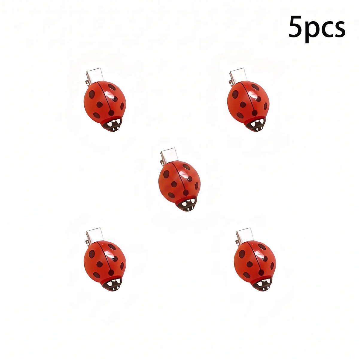 10/20 Pcs Cute Ladybug Hair Clips Funky Insect Bug Hair Clips for Teen Girls Women Whimsical Accessories for Back to School Halloween Themed Party Birthday Daily Wear sohochic