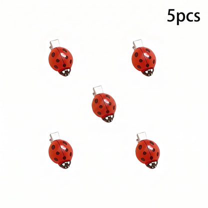 10/20 Pcs Cute Ladybug Hair Clips Funky Insect Bug Hair Clips for Teen Girls Women Whimsical Accessories for Back to School Halloween Themed Party Birthday Daily Wear sohochic