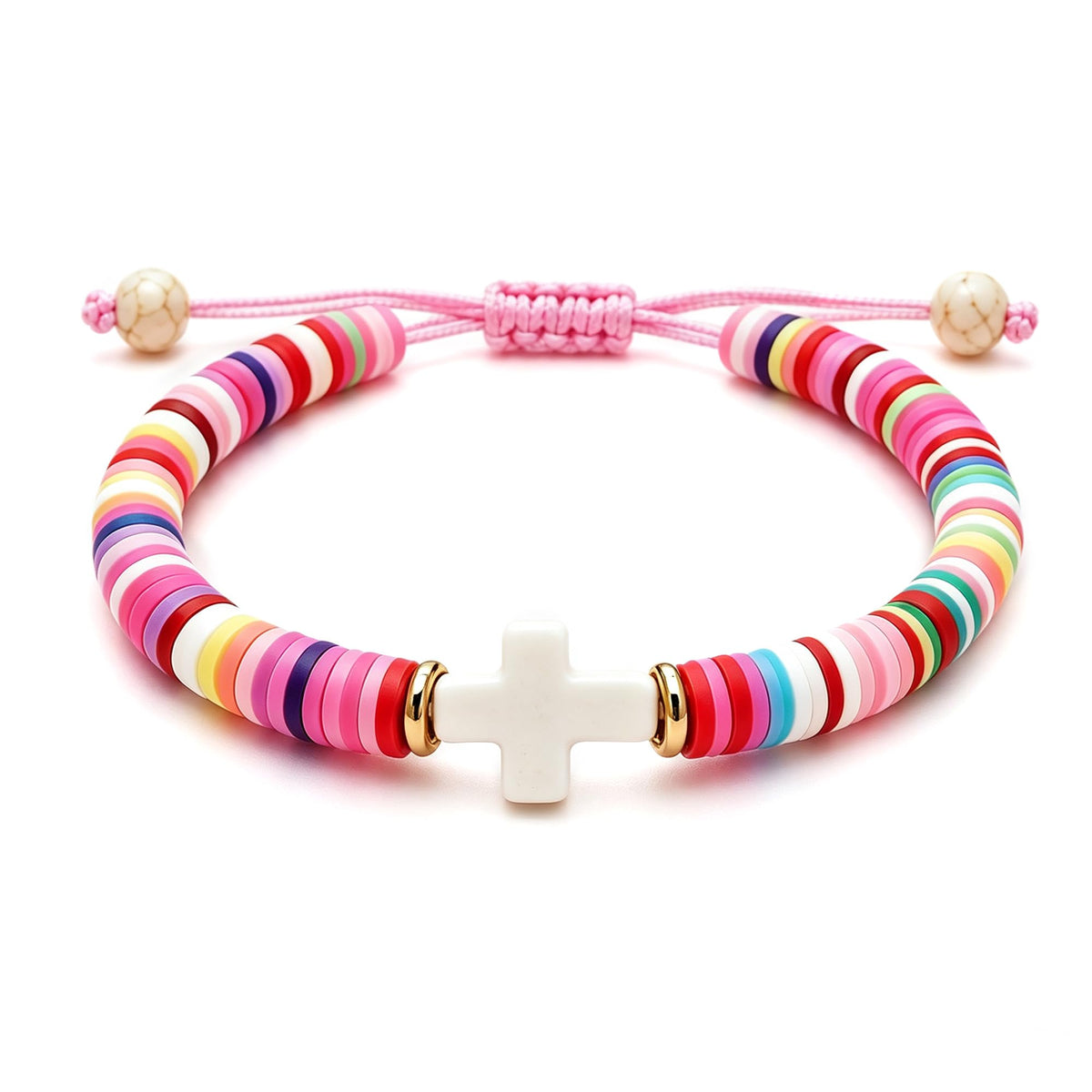 TAGOMEI Cross Bracelet Baptism Gifts for Girl Kids Women Christian Gifts