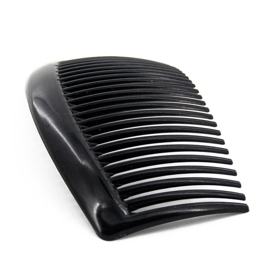 Yeshan 3.2" Plastic Hair Side Comb With Teeth Comb HairPin Clip for women,Black (12pcs)