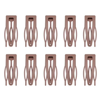 Sightor 10 Pcs Double Grip Hair Clips, Metal Snap Hair Clips Hair Barrettes