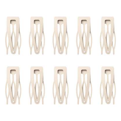 Sightor 10 Pcs Double Grip Hair Clips, Metal Snap Hair Clips Hair Barrettes