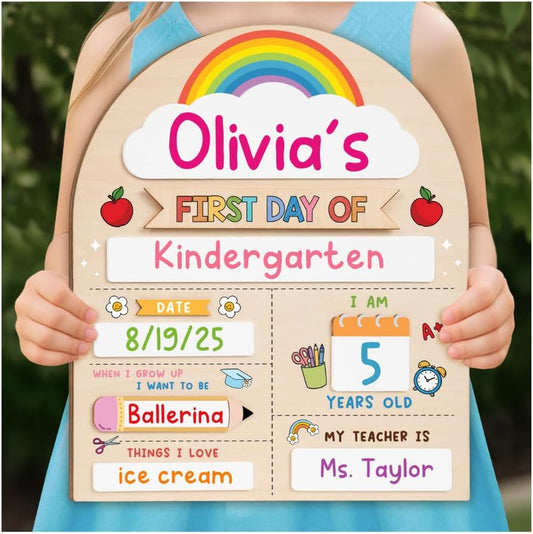 My First Day of School Sign, First and Last Day of School Board
