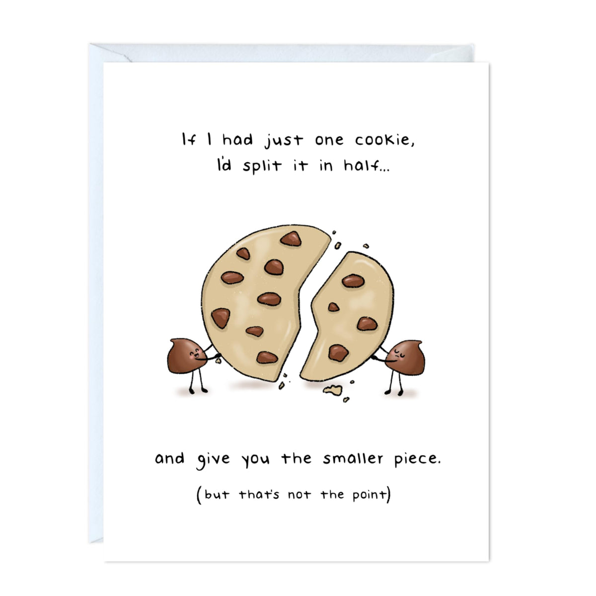 Funny Valentines Day Anniversary Card for Her Him/Husband Boyfriend/Girlfriend Wife/Sarcastic Birthday Vday Greeting Card (If I Had Just One Cookie ...)