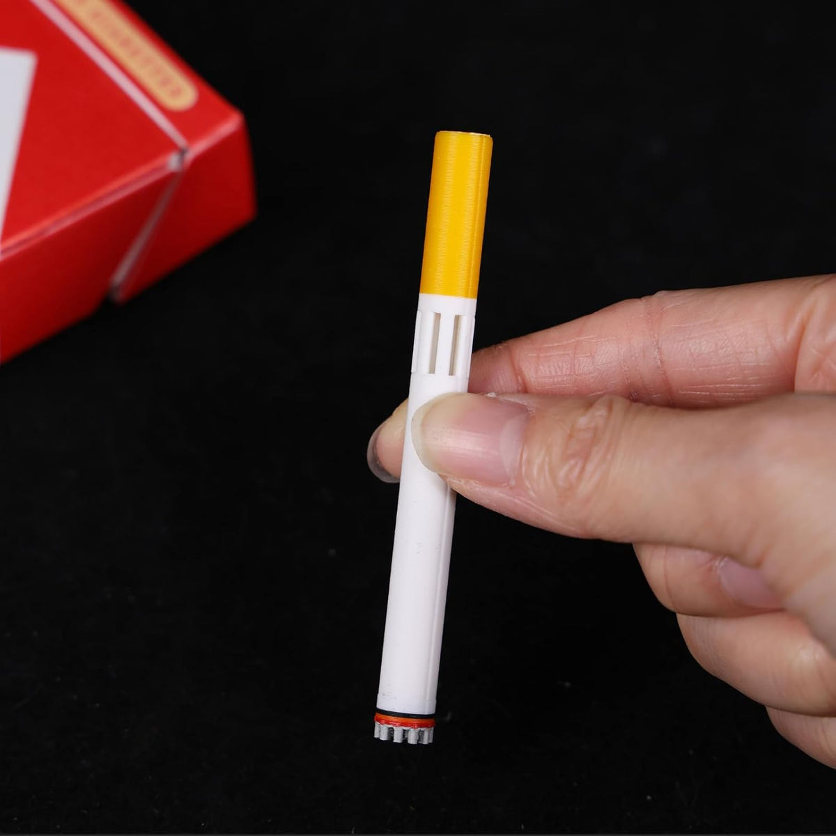 5PCS Bubble Cigarette Toy, Fake Cigarette Bubble Blower Sticks, Mini Bubble Blowing Set with Cigarette Case, Stress Relief Novelty Gifts for Parties, Birthdays & Festivals